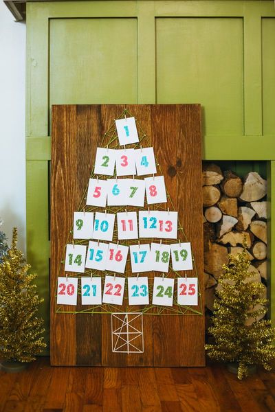 String Art Advent Calendar String Art Holiday Calender