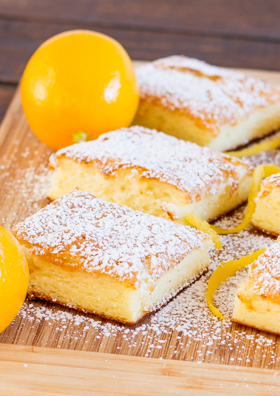 Two-Ingredient Fat-Free Lemon Bars Two-Ingredient Fat-Free Lemon Bars