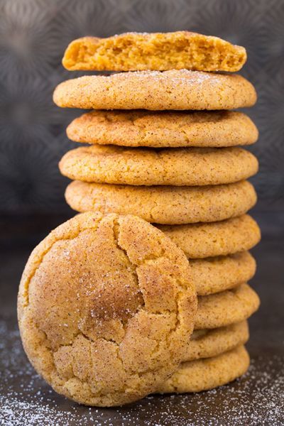 Pumpkin Spiced Snickerdoodle Cookies Pumpkin Spiced Snickerdoodle Cookies