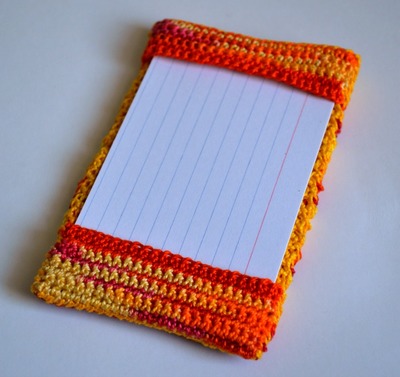 Crochet Index Card Holder