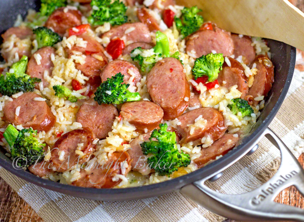 Smoked Sausage and Cheesy Rice Casserole Smoked Sausage and Cheesy Rice Casserole