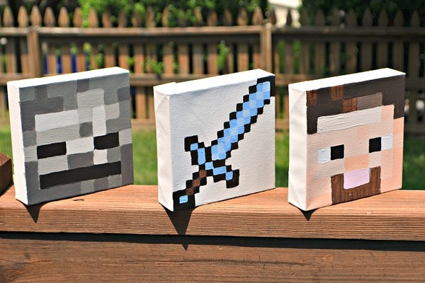 Quick Minecraft Canvas Art Quick Minecraft Canvas Art