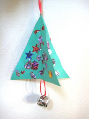 3D Paper Kids Christmas Ornaments