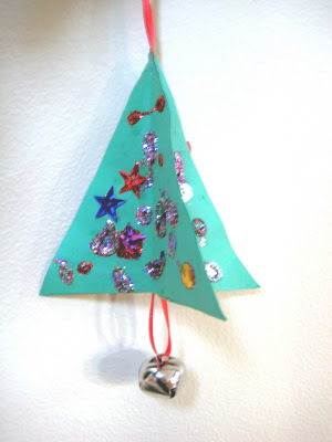 3D Paper Kids Christmas Ornaments  3D Kids Paper Christmas Ornaments