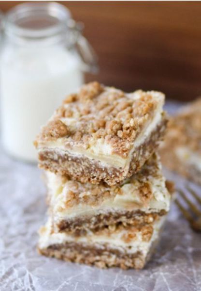 Apple Custard Crumble Bars Apple Custard Crumble Bars