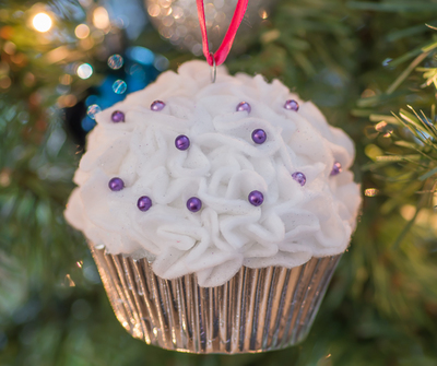 Cupcake DIY Christmas Ornaments