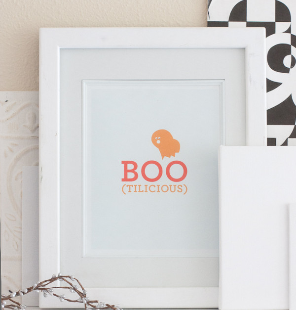 Boo-tiful Free Halloween Printable Wall Art Boo-tiful Free Halloween Printable Wall Art