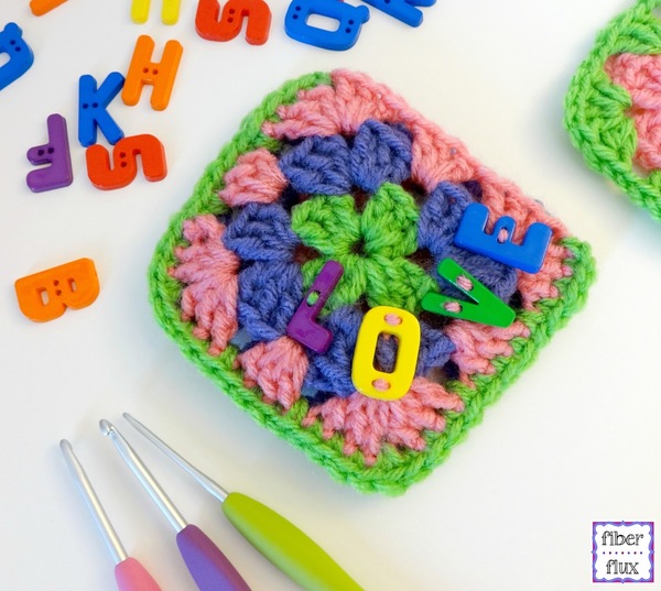 Granny Square Gift Card Holder