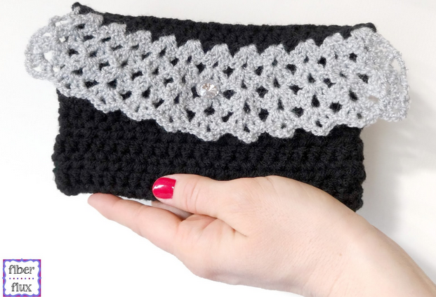 New Years Eve Crochet Clutch