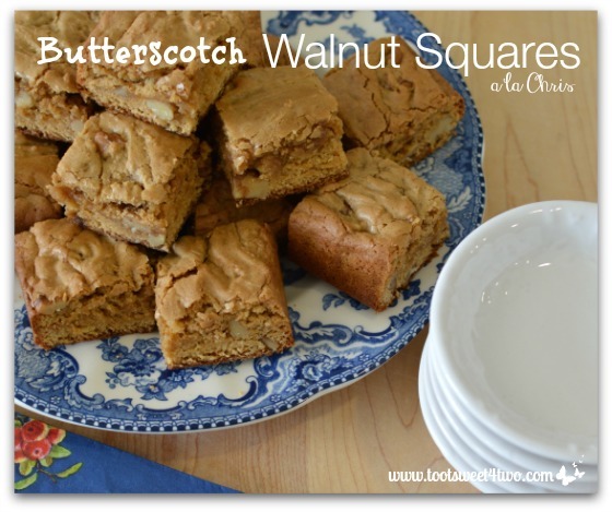 Butterscotch Walnut Squares Butterscotch Walnut Squares