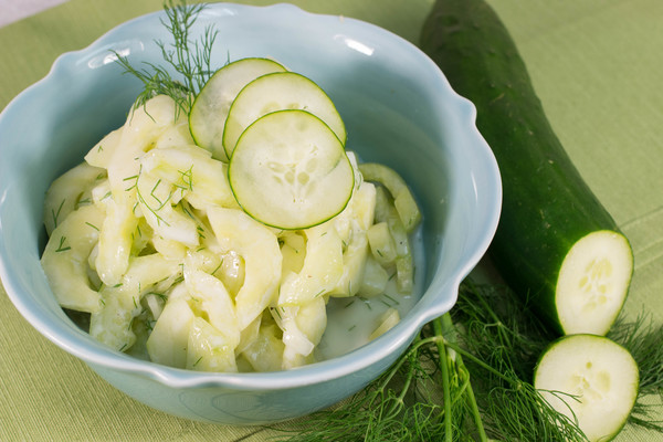 German-Style Cucumber Salad