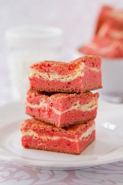 Strawberry Cheesecake Brownies Strawberry Cheesecake Bars