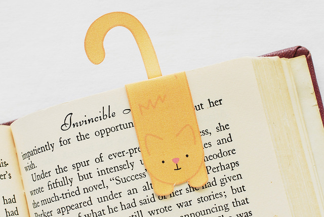 Magnetic Printable Cat Bookmark Magnetic Printable Cat Bookmark