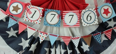 Classic Fourth of July Banner Tutorial