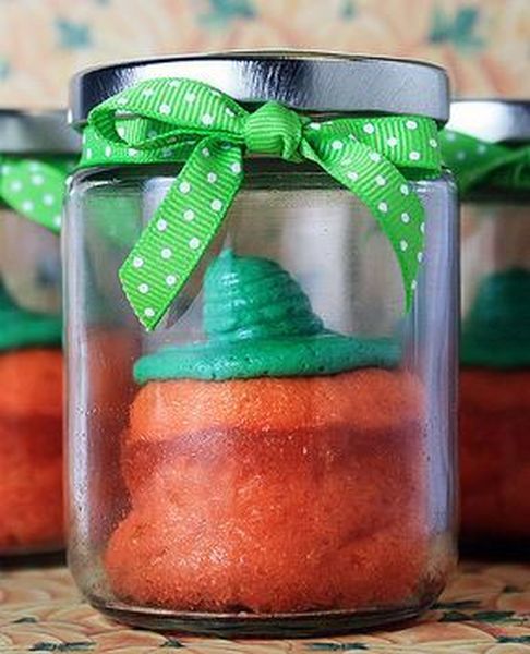 Pumpkin Cake in a Jar Pumpkin Cake in a Jar
