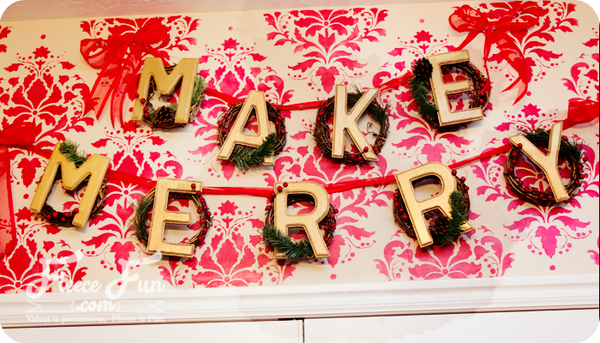 Holiday Garland DIY Holiday DIY Garland