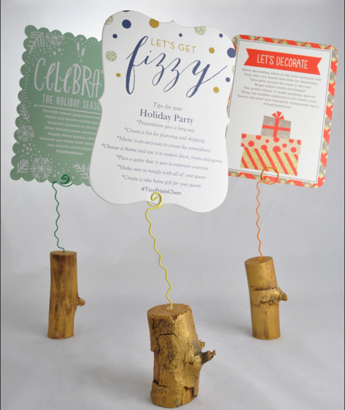 Gold Rustic Chic Place Card Holders Gold Rustic Chic Place Card Holders