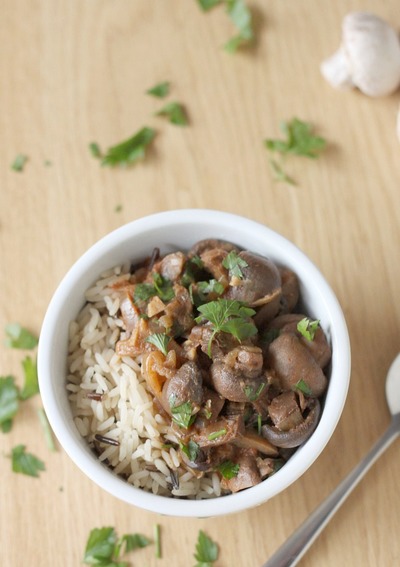 Healthy Slow Cooker Mushroom Stroganoff Healthy Slow Cooker Mushroom Stroganoff
