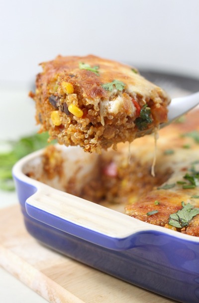 Cheesy Mexican Quinoa Bake Cheesy Mexican Quinoa Bake