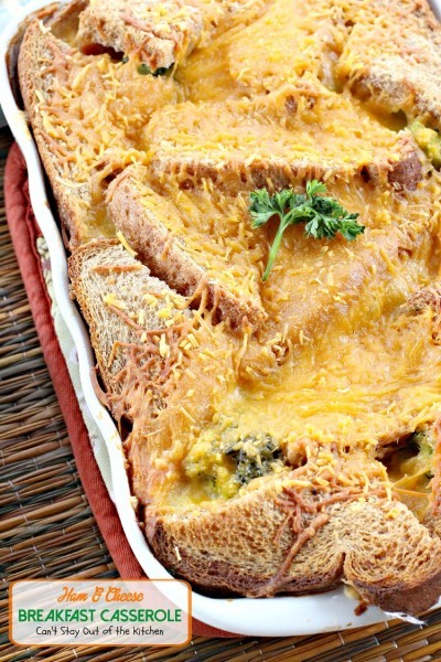 Ham and Cheese Breakfast Casserole