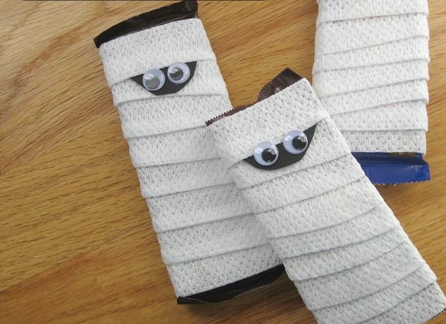 Gauze Wrapped Candy Bars Gauze Wrapped Candy Bars