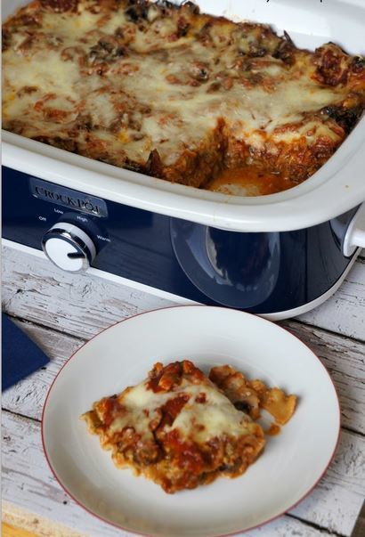 Mushroom Slow Cooker Lasagna Mushroom Slow Cooker Lasagna