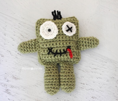 Friendly Crochet Zombie Doll