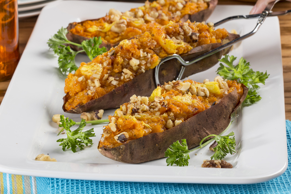 EDR Pineapple Stuffed Sweet Potatoes