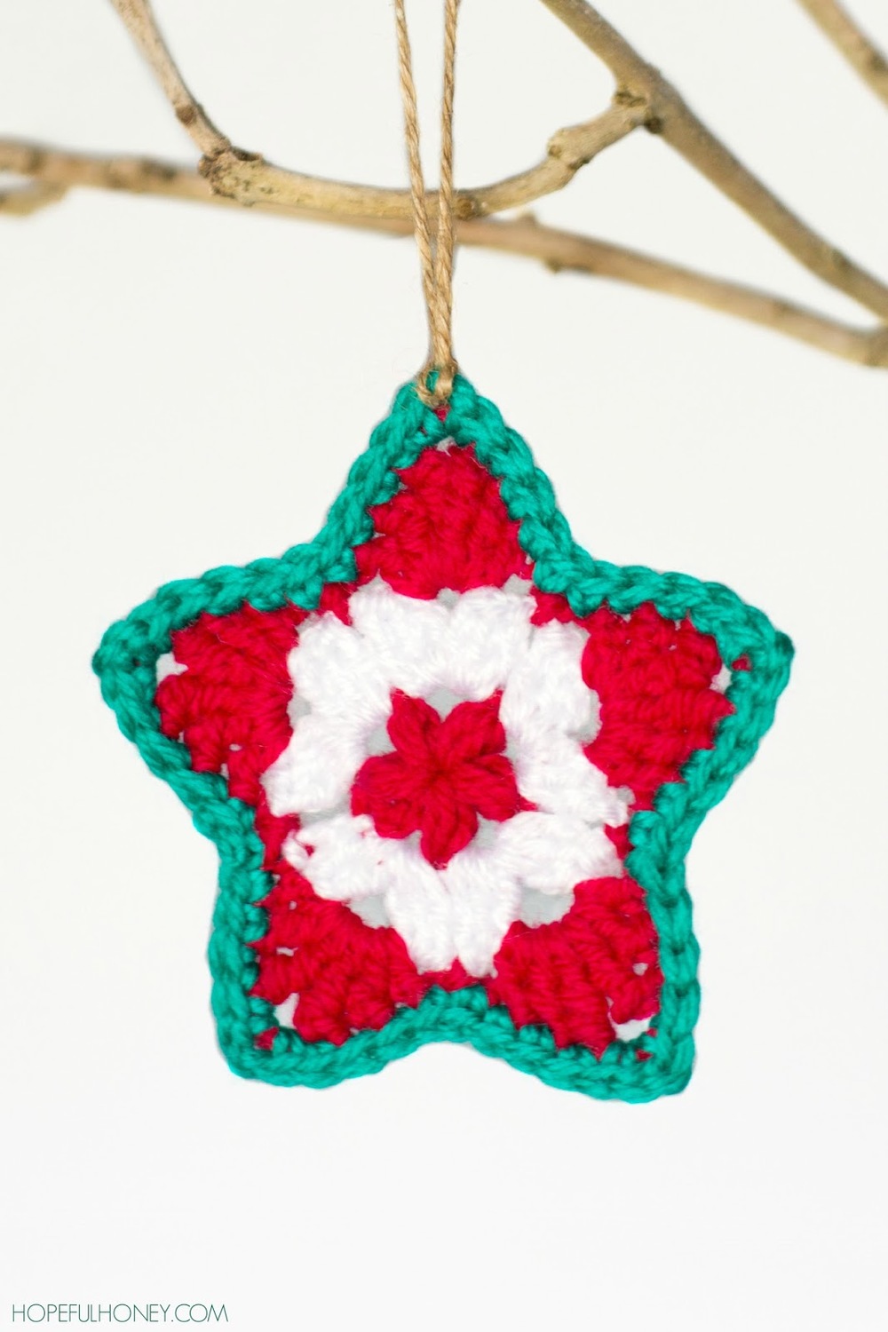 Star Christmas Ornament Crochet Pattern | FaveCrafts.com