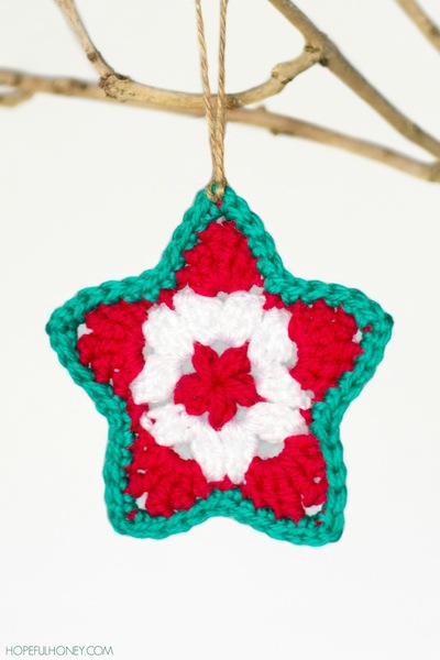 Star Christmas Ornament Crochet Pattern