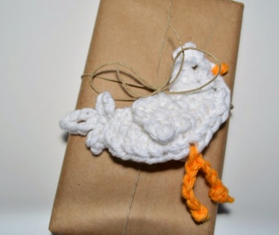 Crochet Chicken Ornaments