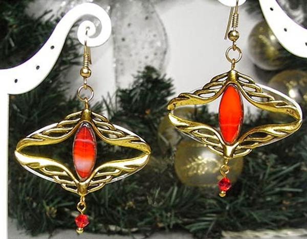 Heavenly Handmade Angel Bauble Earrings Heavenly Handmade Angel Bauble Earrings