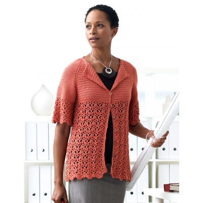 Breezy Bamboo Crochet Cardigan Pattern