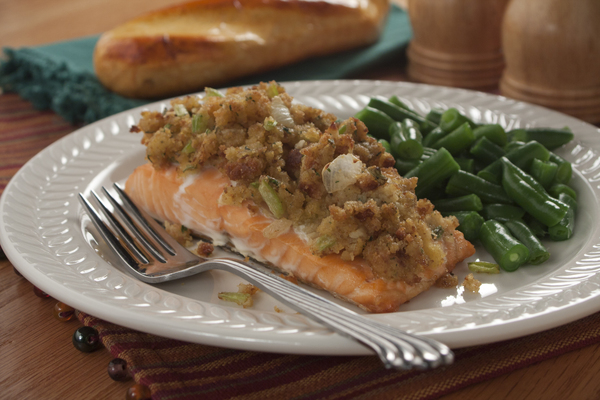 Not Stuffed Stuffed Salmon