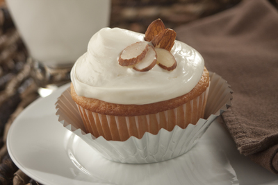 Almond-Kissed Cupcakes