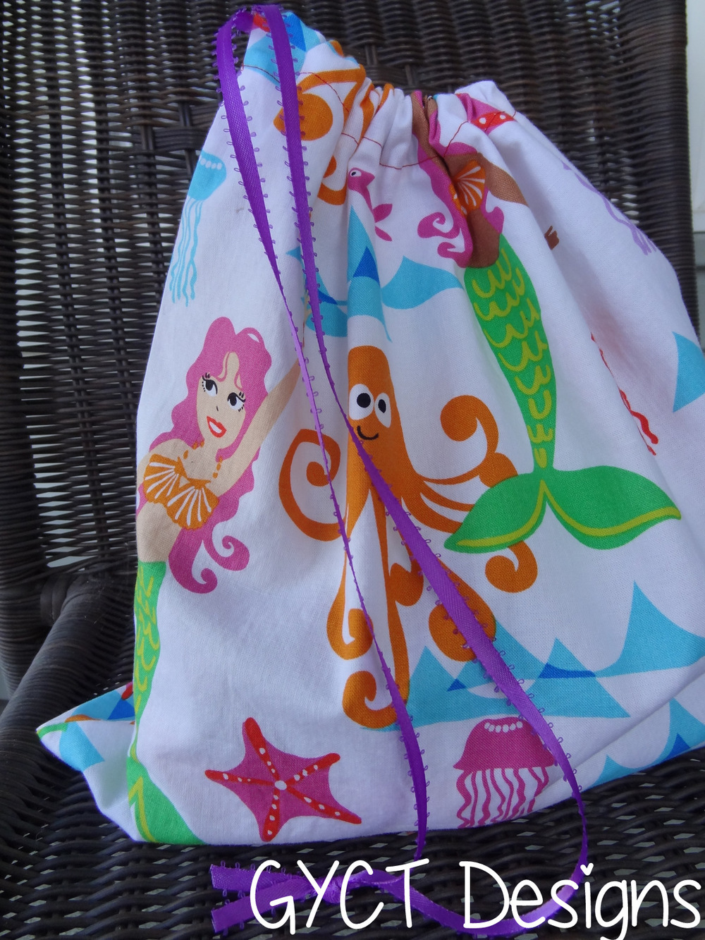 Drawstring Tote Bag Pattern | AllFreeSewing.com