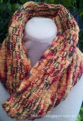 Basket Weave Stitch Cowl