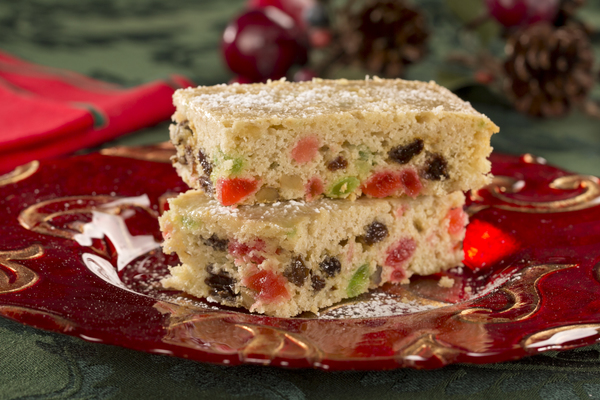 Applesauce Fruitcake Bars