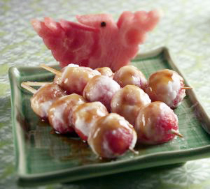 Asian Watermelon Skewers