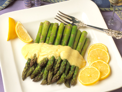 Asparagus with Hollandaise Sauce Asparagus with Hollandaise Sauce