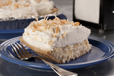 Automat-Style Coconut Cream Pie