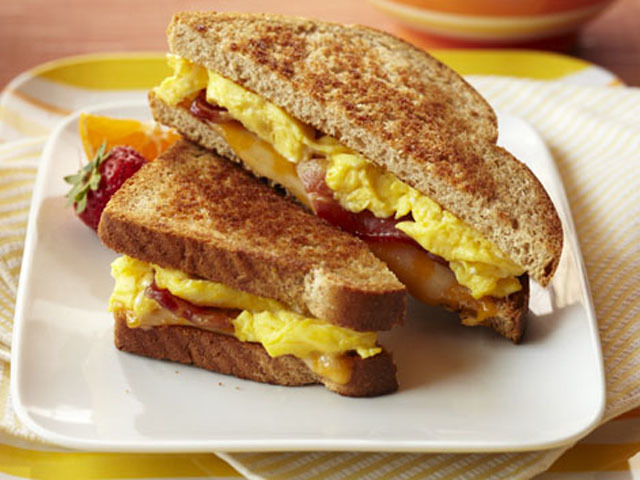 Bacon and Egg Breakfast Grilled Cheese