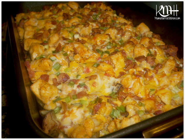 Roasted Potato Buffalo Chicken Casserole Roasted Potato Buffalo Chicken Casserole