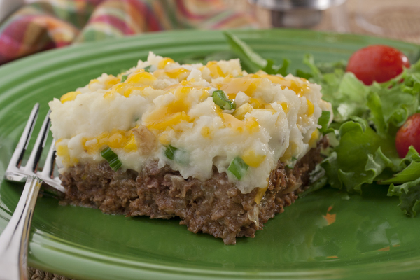 Meat Loaf and Potato Casserole