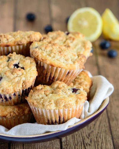 Magical Lemon Blueberry Muffins