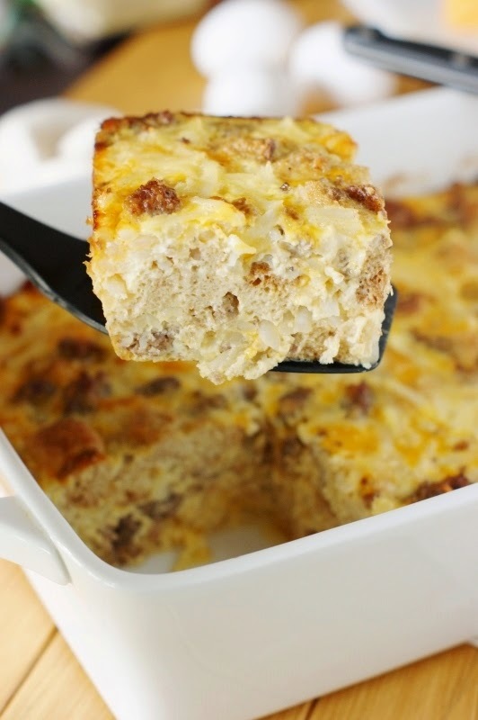 Overnight Hash Brown Breakfast Casserole | AllFreeCasseroleRecipes.com