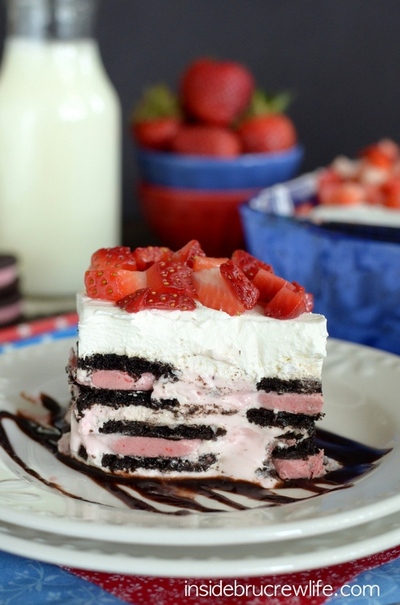 Berry Oreo Icebox Cake Berry Oreo Icebox Cake
