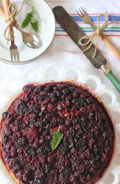 Triple Berry Upside-Down Cake Triple Berry Upside-Down Cake