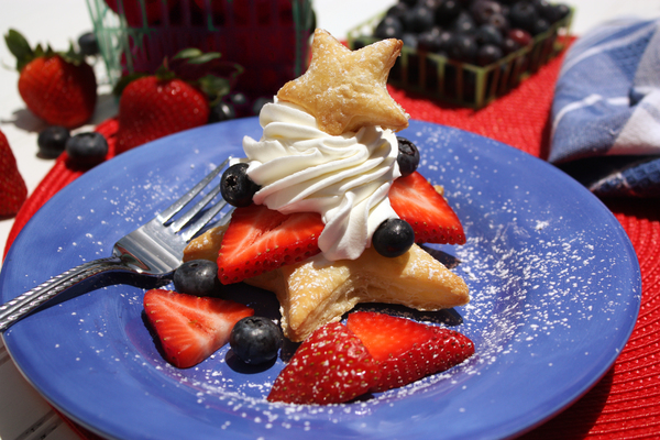 Flag Day Shortcake