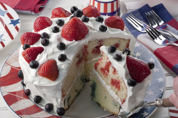 Patriotic Poke Cake Patriotic Poke Cake